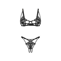 OBSESSIVE Luise Sublim Dessous-Set 2-teilig Schwarz