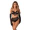 OBSESSIVE Rossay Dessous-Set 4-teilig Schwarz