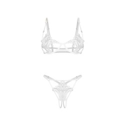 OBSESSIVE Luise Sublim Dessous-Set 2-teilig Weiss