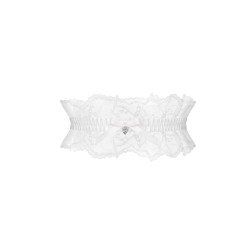 OBSESSIVE Weddya Strumpfband Weiss One Size