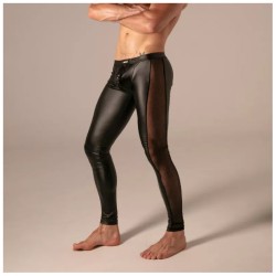 ABSOLU MALE Rebel Zip Legging Schwarz