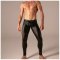 ABSOLU MALE Rebel Zip Legging Schwarz