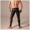 ABSOLU MALE Rebel Zip Legging Schwarz