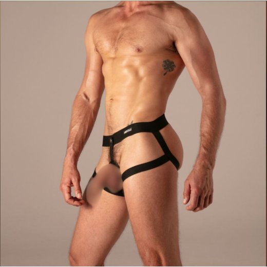 ABSOLU MALE Frame Ring Harness Schwarz