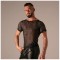 ABSOLU MALE Seduction Mesh T-Shirt Schwarz