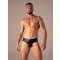 ABSOLU MALE Master Ring Zip Brief Schwarz