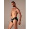 ABSOLU MALE Master Ring Zip Brief Schwarz
