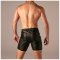 ABSOLU MALE Master Ring Zip Shorts Schwarz