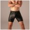 ABSOLU MALE Master Ring Zip Shorts Schwarz