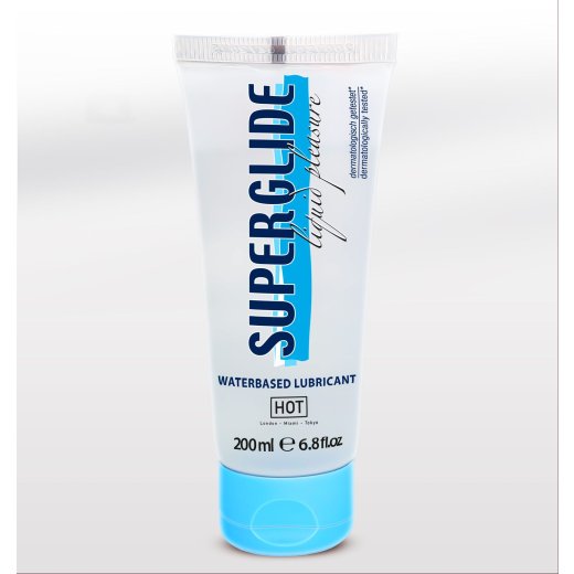HOT Superglide Liquid Pleasure Gleitgel auf Wasserbasis 200ml