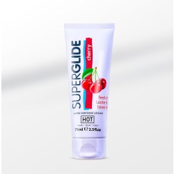 HOT Superglide Kirsche essbares Gleitgel auf Wasserbasis...