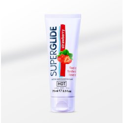 HOT Superglide Erdbeere essbares Gleitgel auf Wasserbasis...