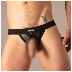 ABSOLU MALE Master Ring Zip Jockstrap Schwarz