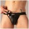 ABSOLU MALE Master Ring Zip Jockstrap Schwarz