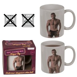 KINKY PLEASURE Heat Change Mug Stripper Boy Model 02