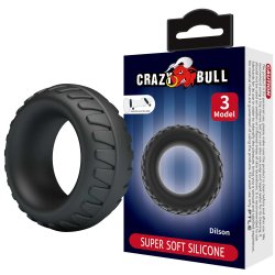 CRAZY BULL Dilson Penisring aus Silikon Modell 3