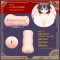 MAGIC EYES Hachiroku Rail-lord Connector Paid Bonus Version Masturbator mit Vagina-Öffnung aus TPE Beige