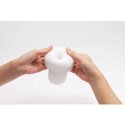 TENGA 3DX Flow Masturbator Sleeve Weiss