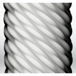 TENGA 3DX Flow Masturbator Sleeve Weiss