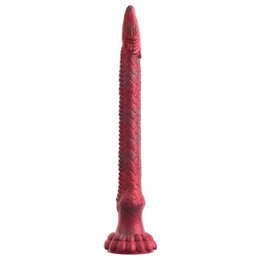 BEASTY COCKS The Enormous Eel Dildo Ø 9 cm Rot