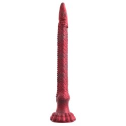BEASTY COCKS The Enormous Eel Dildo Ø 9 cm Rot