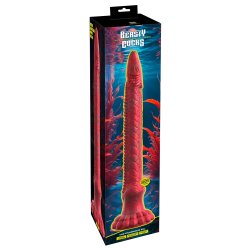BEASTY COCKS The Enormous Eel Dildo Ø 9 cm Rot