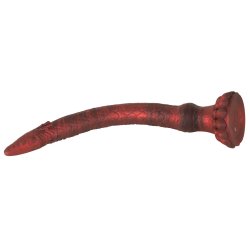 BEASTY COCKS The Enormous Eel Dildo Ø 9 cm Rot