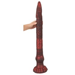 BEASTY COCKS The Enormous Eel Dildo Ø 9 cm Rot