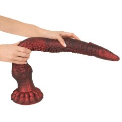 BEASTY COCKS The Enormous Eel Dildo Ø 9 cm Rot