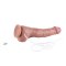 HISMITH KlickLok Squirting Dildo aus Silikon 30 cm Skin