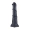 HISMITH KlickLok Squirting Analdildo aus Silikon 28.5 cm Schwarz
