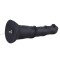 HISMITH KlickLok Squirting Analdildo aus Silikon 28.5 cm Schwarz