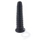 HISMITH KlicLok Squirting Analdildo aus Silikon 26 cm Schwarz