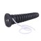 HISMITH KlicLok Squirting Analdildo aus Silikon 26 cm Schwarz