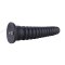 HISMITH KlicLok Squirting Analdildo aus Silikon 26 cm Schwarz