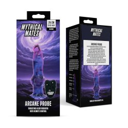 MYTHICAL MATES Arcane Probe Dildo mit Vibration, Stossfunktion & Fernbedienung 24 cm