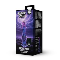 MYTHICAL MATES Arcane Probe Dildo mit Vibration, Stossfunktion & Fernbedienung 24 cm