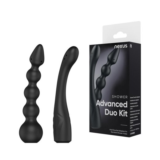 NEXUS Duschaufsatz Advanced Duo Kit Schwarz