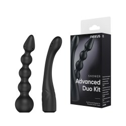NEXUS Duschaufsatz Advanced Duo Kit Schwarz