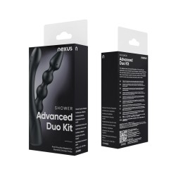 NEXUS Duschaufsatz Advanced Duo Kit Schwarz