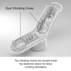 TENGA Flip Zero EV Masturbator mit Vibration (Neu mit USB-C Ladekabel) Weiss
