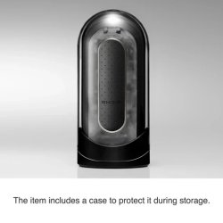 TENGA Flip Zero EV Masturbator mit Vibration (Neu mit USB-C Ladekabel) Strong Edition Schwarz