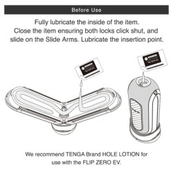 TENGA Flip Zero Gravity EV Masturbator mit Vibration (Neu mit USB-C Ladekabel) Weiss