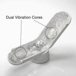 TENGA Flip Zero Gravity EV Masturbator mit Vibration (Neu mit USB-C Ladekabel) Weiss