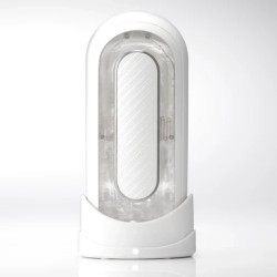 TENGA Flip Zero Gravity EV Masturbator mit Vibration (Neu mit USB-C Ladekabel) Weiss