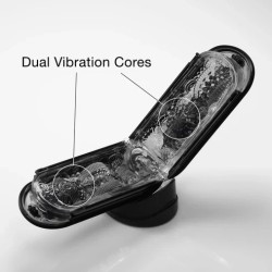 TENGA Flip Zero Gravity EV Masturbator mit Vibration (Neu mit USB-C Ladekabel) Strong Edition Schwarz