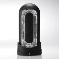 TENGA Flip Zero Gravity EV Masturbator mit Vibration (Neu mit USB-C Ladekabel) Strong Edition Schwarz