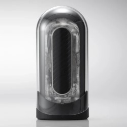 TENGA Flip Zero Gravity EV Masturbator mit Vibration (Neu mit USB-C Ladekabel) Strong Edition Schwarz