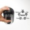 TENGA Flip Zero Gravity EV Masturbator mit Vibration (Neu mit USB-C Ladekabel) Strong Edition Schwarz