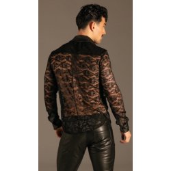 KYNX Lace Shirt Schwarz